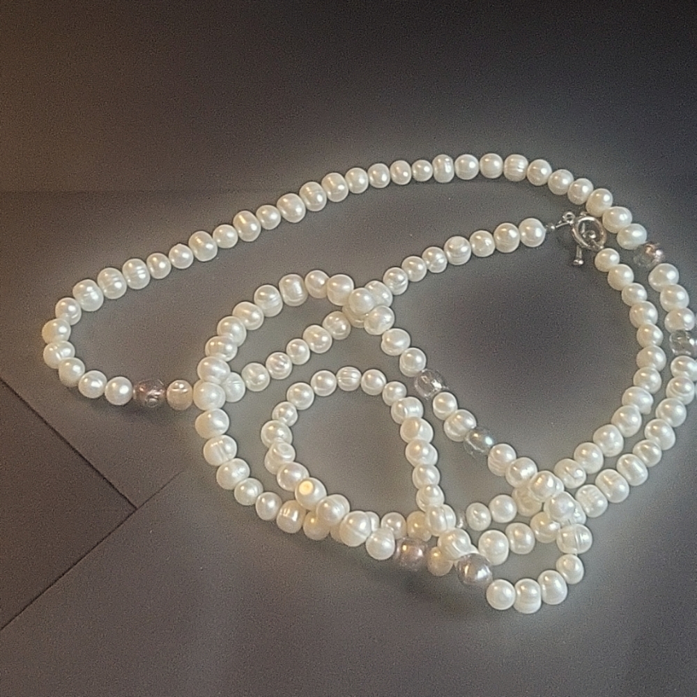 Pearls Fresh water Real 25' long